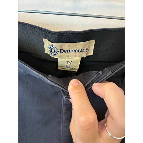 Democracy Ab-Technology Gray Skinny Pants Jeans Size 14 - Picture 3 of 5